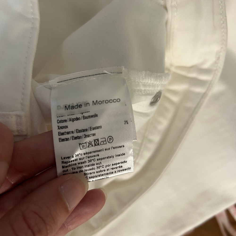Women’s White Gerard Darel Jeans, Size 42 - Picture 7 of 9